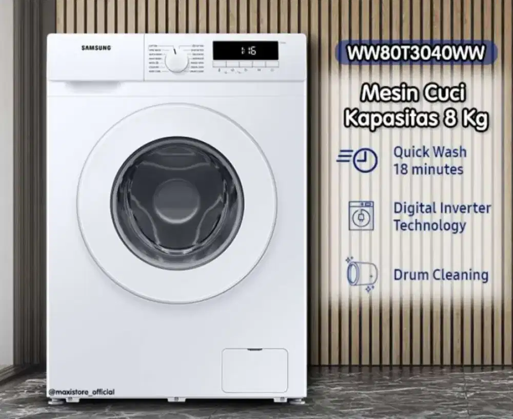 Samsung 8kg | Cicilan Segampang itu, Cukup KTP saja