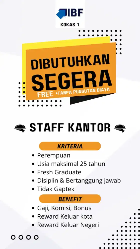 Staff Kantor (Administrasi)