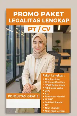 Perlengkapan Usaha Kantor PT Legal Lengkap