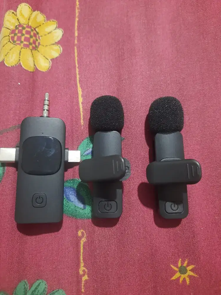 Mic wireles jack 3,5mm type c (android) dan iphone