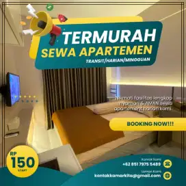 Sewa Apartemen Harian/Transit Kalibata City Jakarta Selatan Termurah