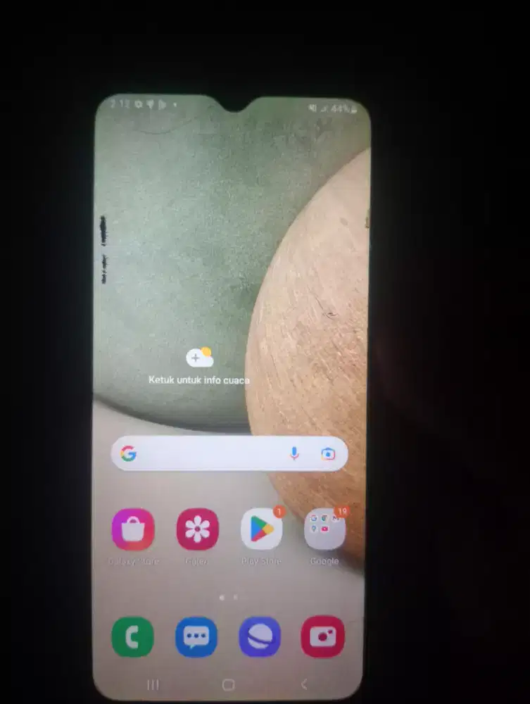 DI JUAL AJA SAMSUNG A 12 RAM 6 / 12 barangkali ada yg minat...