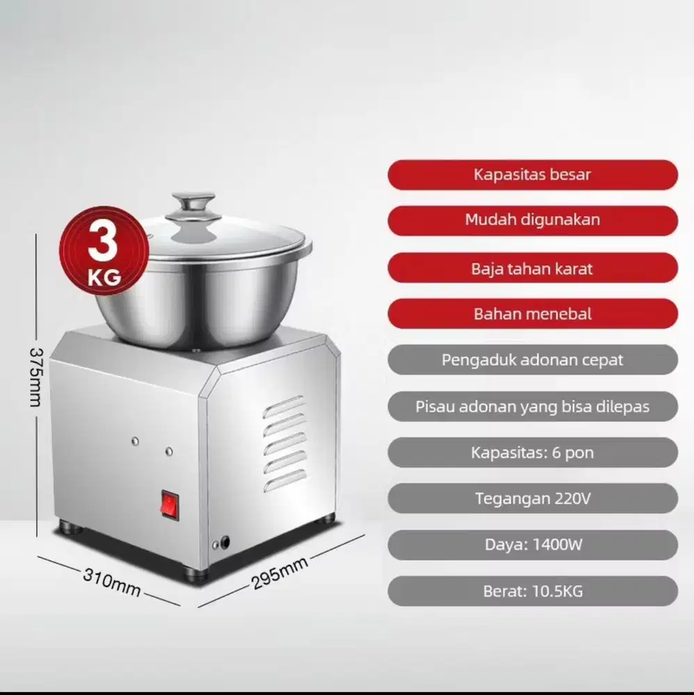 Mesin Pembuat Donat, Mixer Blender