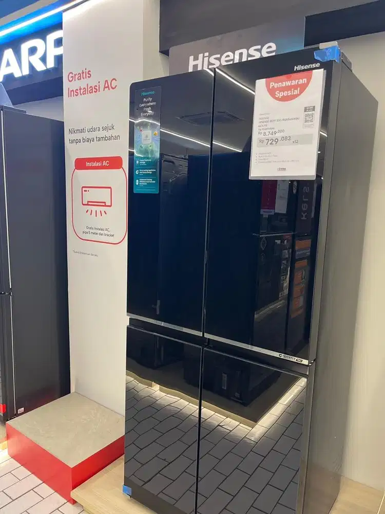 HISENSE REFF SXS RQ556N4IBU 467L