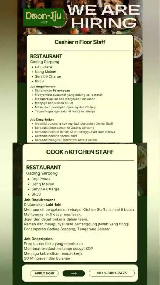 Loker Daonjju Gading Serpong