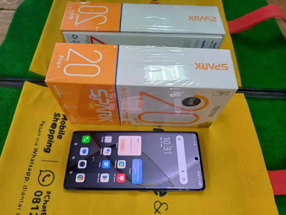 Tecno Spark 20 pro plus 8/256 GB mulus sperti Baru lengkap