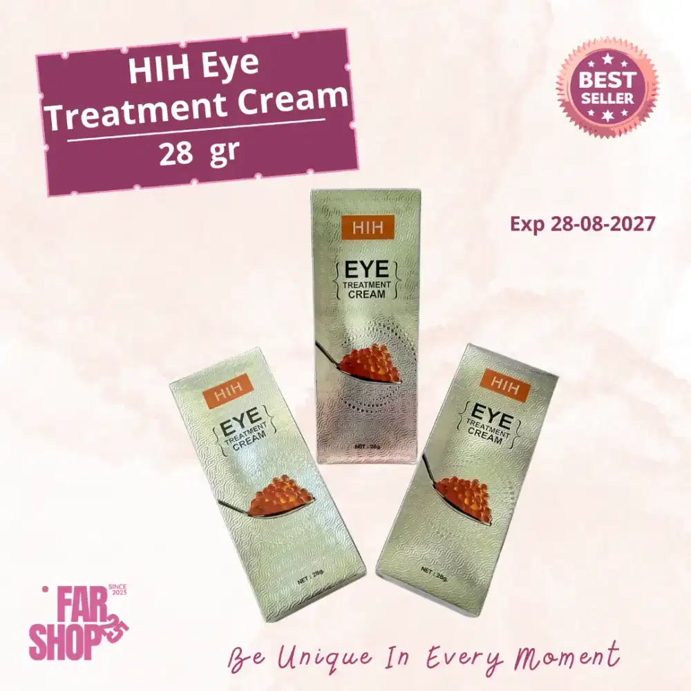 HIH Eye Treatment Cream 28g – Krim Mata untuk Kantung Mata & Kerutan