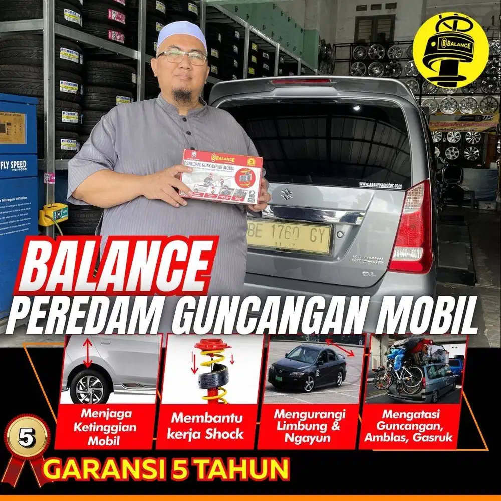 Terasa LEBIH LEMBUT, Gruduk & Jedug TERATASI dg BALANCE Damper