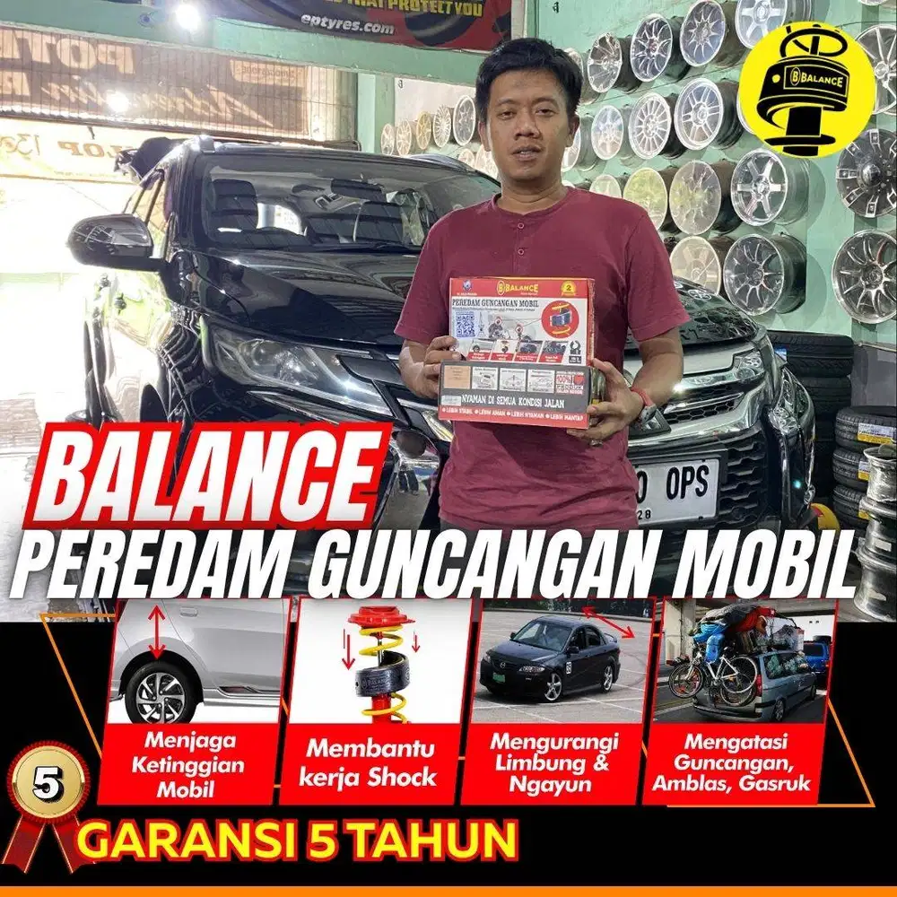 Bantingan Keras Gradak Gruduk di Mobil SOLUSINYA psg BALANCE Damper