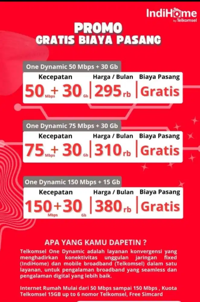 PUSAT INFORMASI DAN PENDAFTARAN INDIHOME
