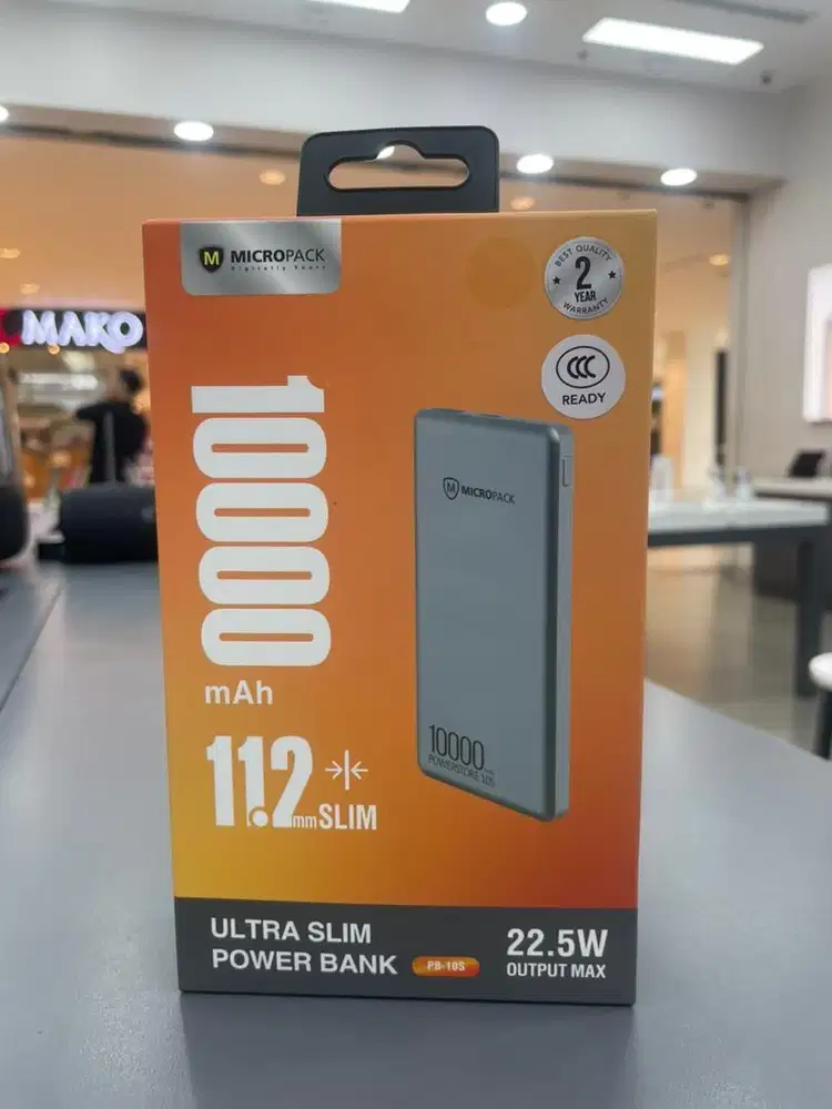 PowerBank Micropack 10k mAh Ultra Slim
