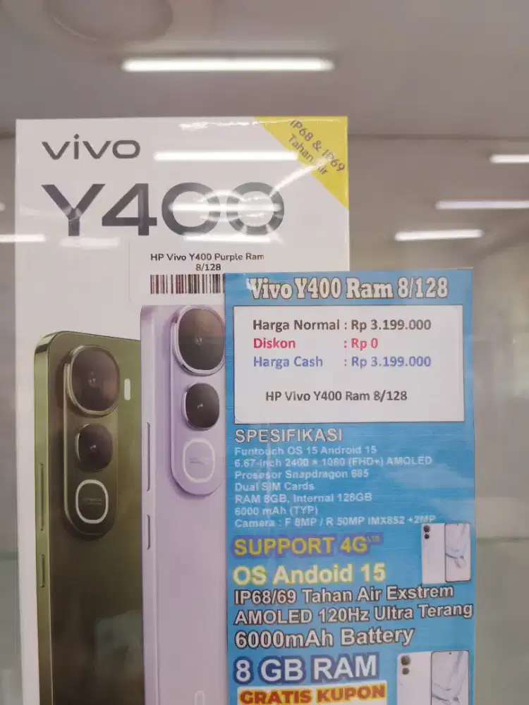 Vivo y 400 terlaris sepanjang masa