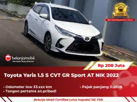 LOW KM !! TOYOTA YARIS GR SPORT 2022 / 2023 PUTIH