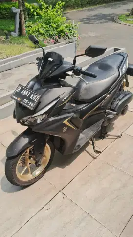 Yamaha Aerox s abs 155 hitam pribadi. Pajak stnk panjang 1 tahun lagi