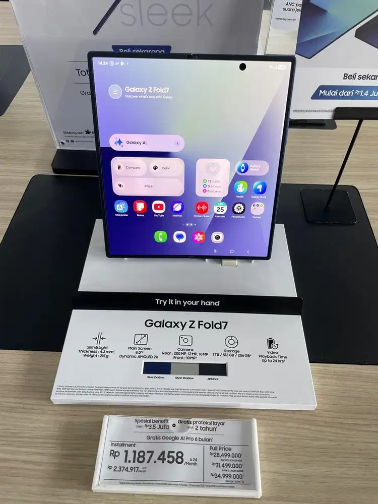 PROMO GALAXY FOLD7 GRATIS BUDS FE DAN CHARGER + SPEAKER BT