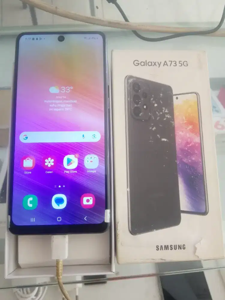 Murah Samsung A73 5G 8/256 lkp mulus. BS TT