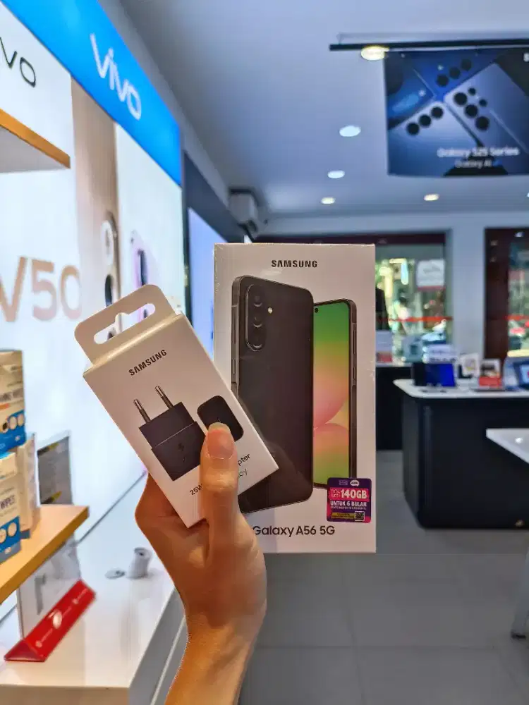 Samsung Galaxy A56 5G 12/256GB Free Adaptor New Garansi Resmi