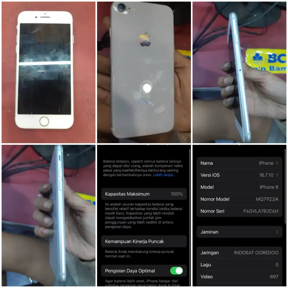 I phone 8 64gb full original