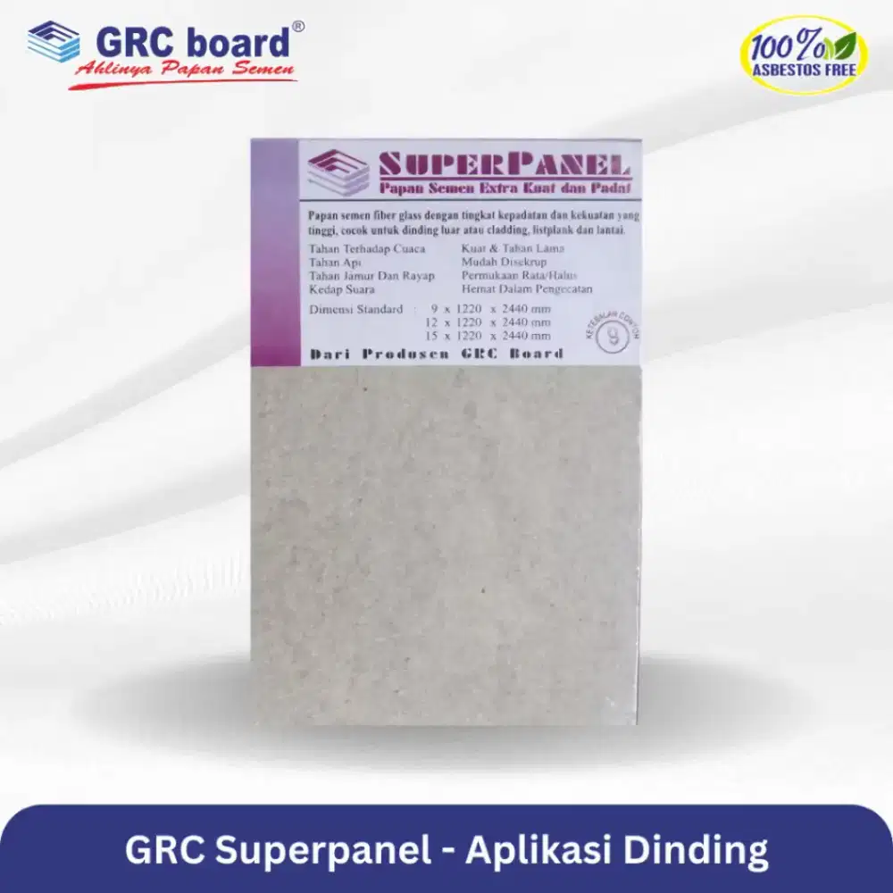 GRC 9mm super panel