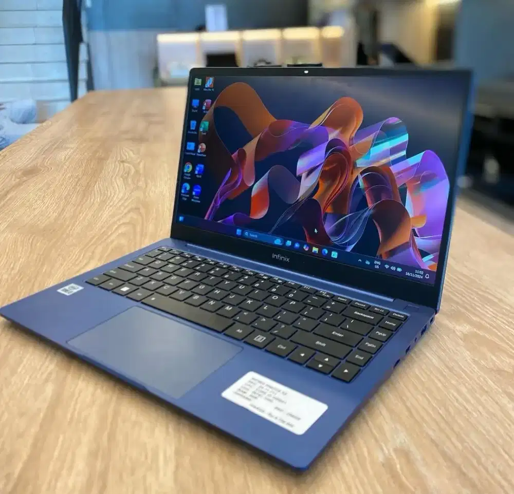 Laptop Infinix inbook X2 Core i3 Gen 10 Ram 4GB ssd 256gb fulsett