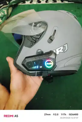 Helm MRJ Dobel VISOR 2 kaca Original Solid