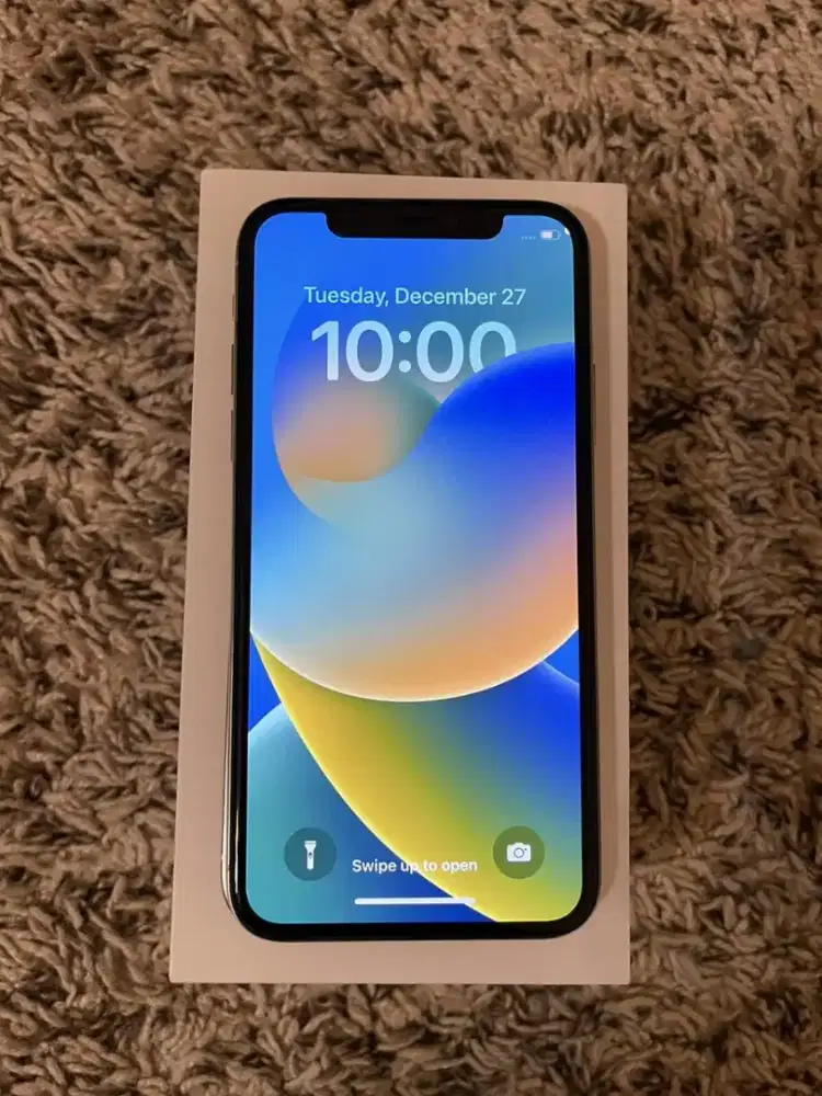 Iphon x 256gb silver inter