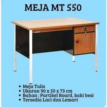 Promo meja kantor kaki besi uk 90 sale termurah terlaris