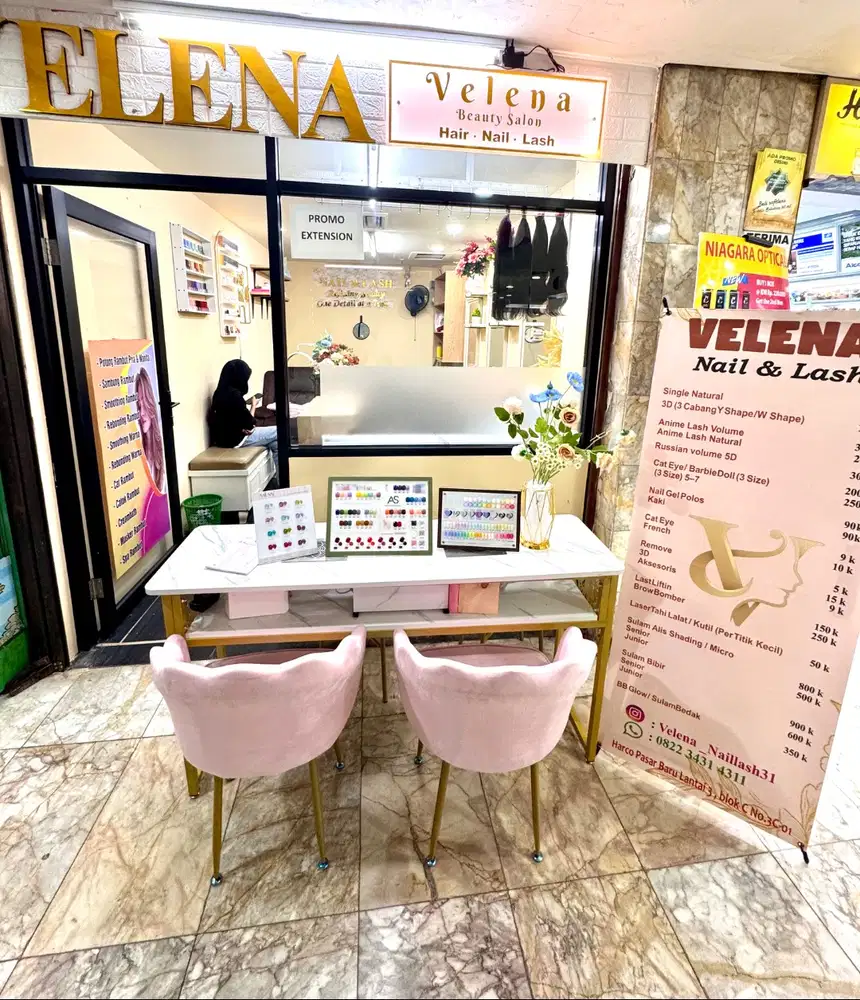 Dijual salon dan peralatannya