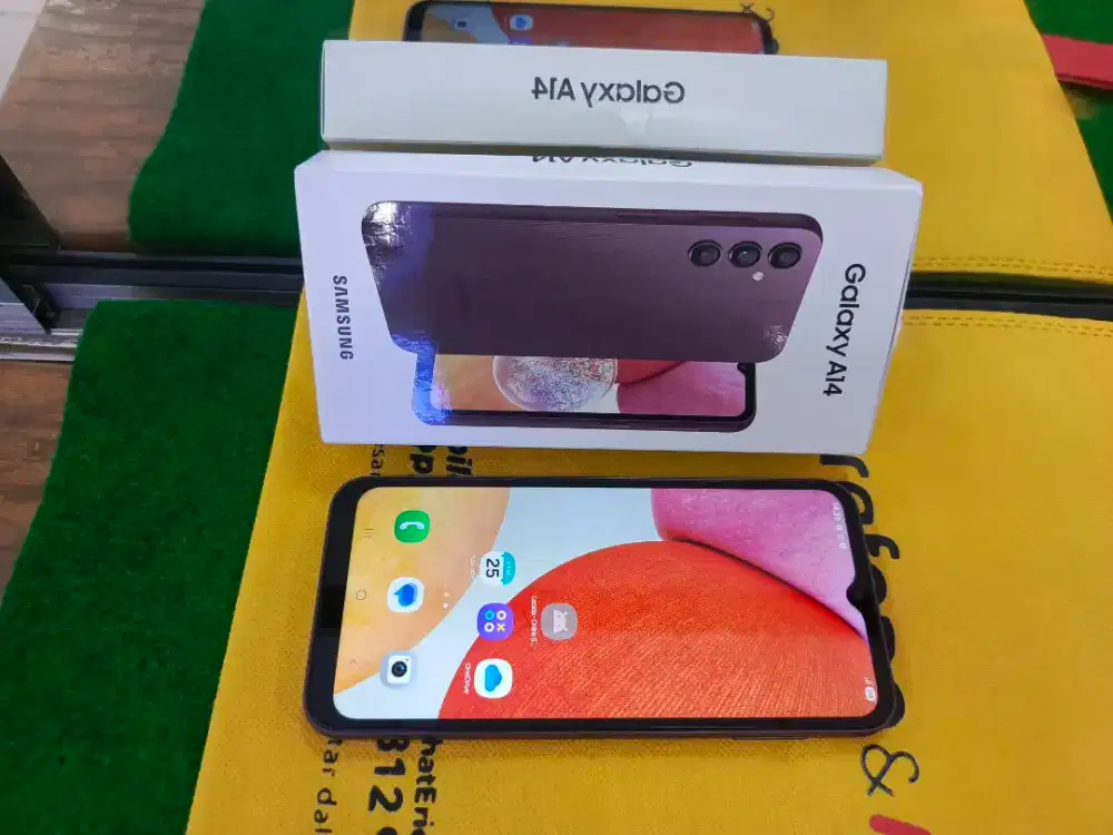 Samsung A14 Ram 6/128 GB lengkap normal no minus