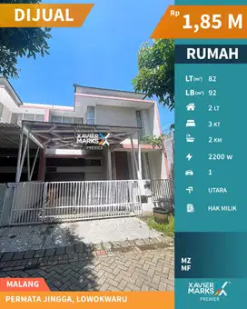 Dijual Rumah Modern 2 Lantai Full Perabot di Permata Jingga Malang