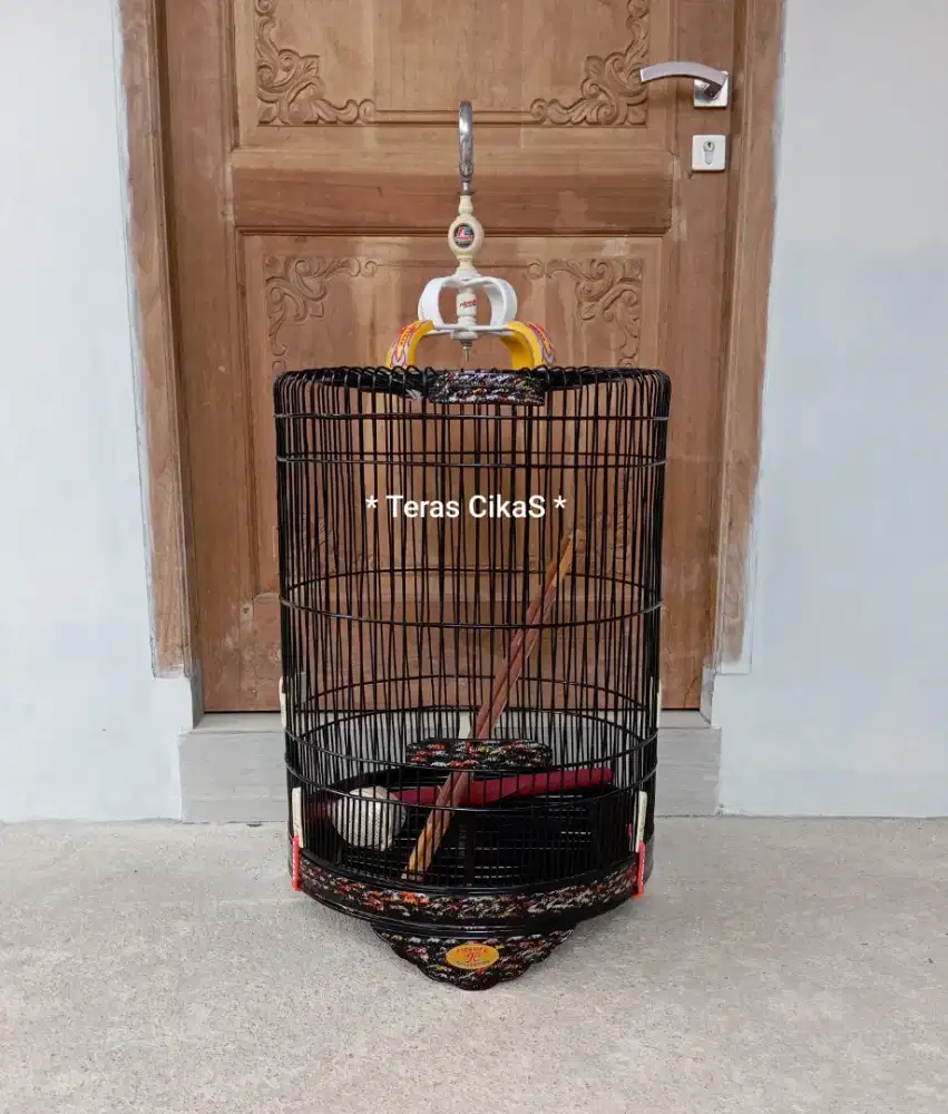 No.4 Kandang BAMBU
bonus Tangkringan, Karpet, Cepuk, Rante Pintu