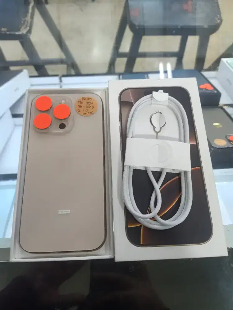 IPhone 16 Pro 128GB Garansi Resmi Second Mulusss