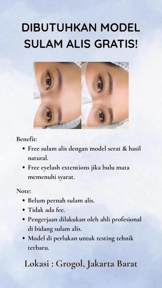 Sulam Alis Gratis