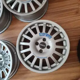 Sparco Cromodora Italy R16 4x100 Velg Original Ring 16 No Enkei Japan