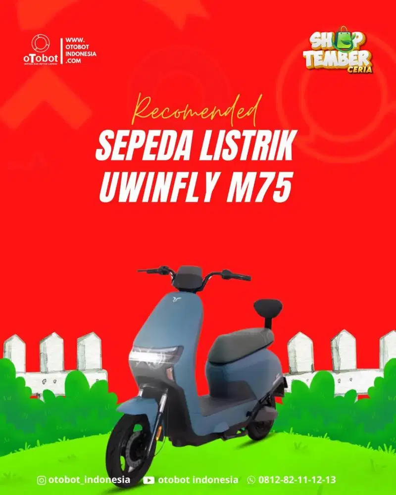 SEPEDA LISTRIK UWINFLY M75