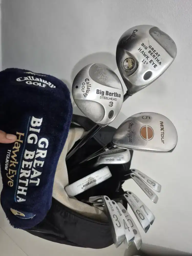 Stick Golf Set Wilson, Callaway, Mac Gregor