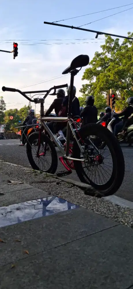 barter sama drum elektrik boleh, sepeda federal 20 fix gear LANGKA