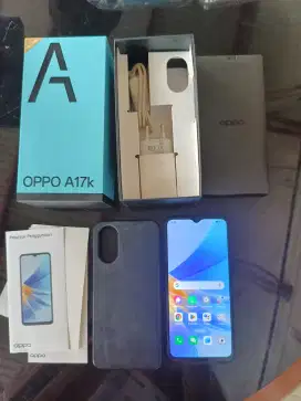 Oppo A17k 3/64 seken siap pakai