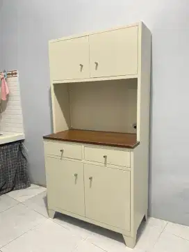Dijual cepat kitchen set besi dan kayu