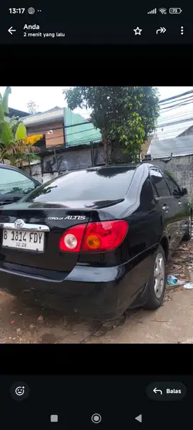 Toyota Corolla Altis 2001 Bensin