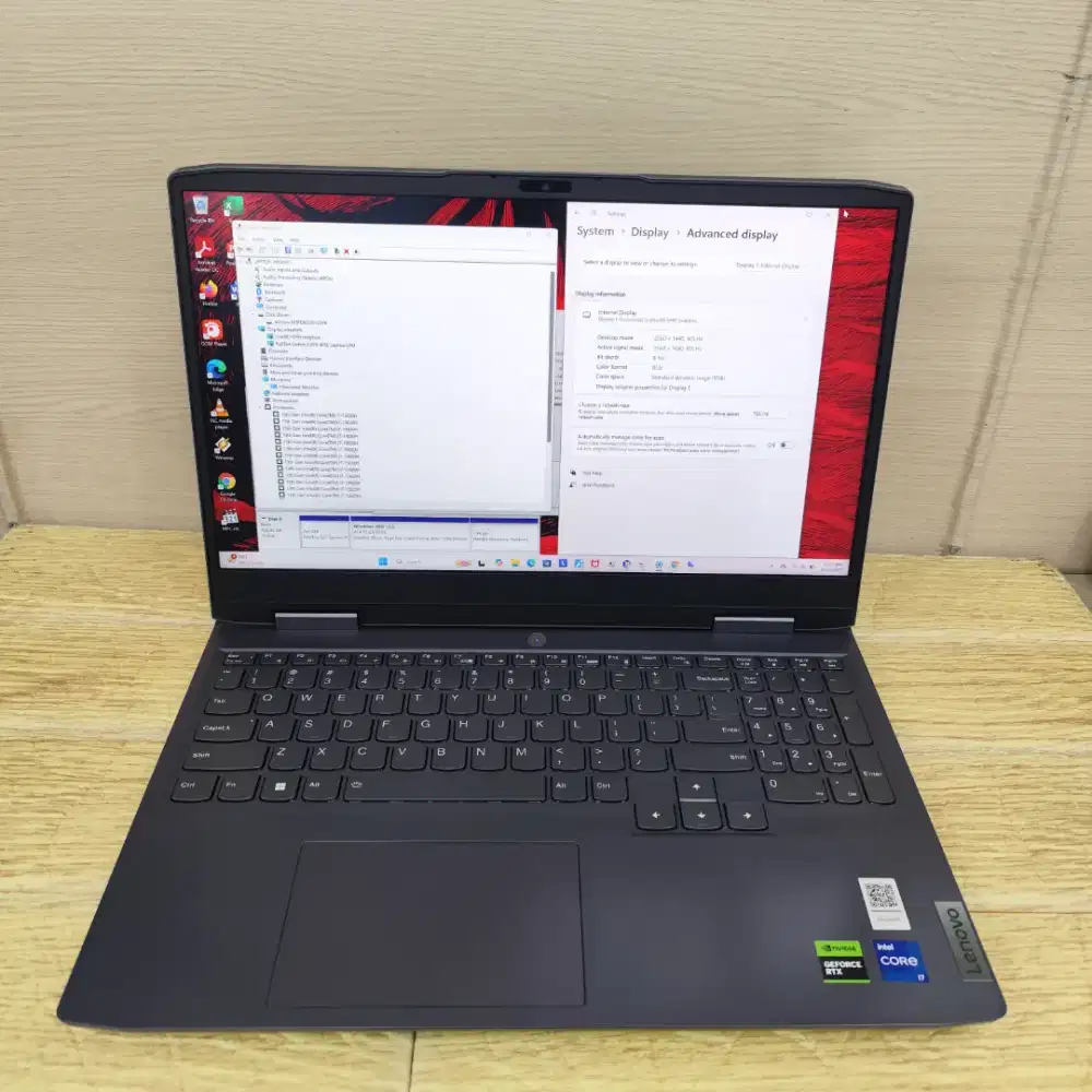 Laptop GM Lenovo LOQ 15irh8 Core i7-13620H Ram 8gb SSD 512gb Rtx 4050