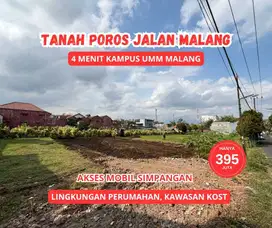Tanah Potensial 66m² Siap Bangun, Lokasi Emas Dekat UMM, Akses ke Sengkaling Cepat.