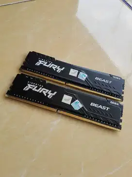 Ram DDR4 2x8gb 16gb 3200Mhz Kingston Hyper X Fury Beast