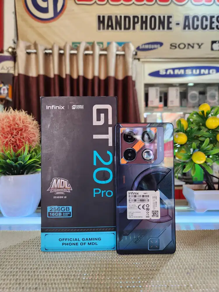 Infinix GT 20 Pro 5G Ram 8+8Gb/ 256Gb Fullset Mulus Ori 100% Like New