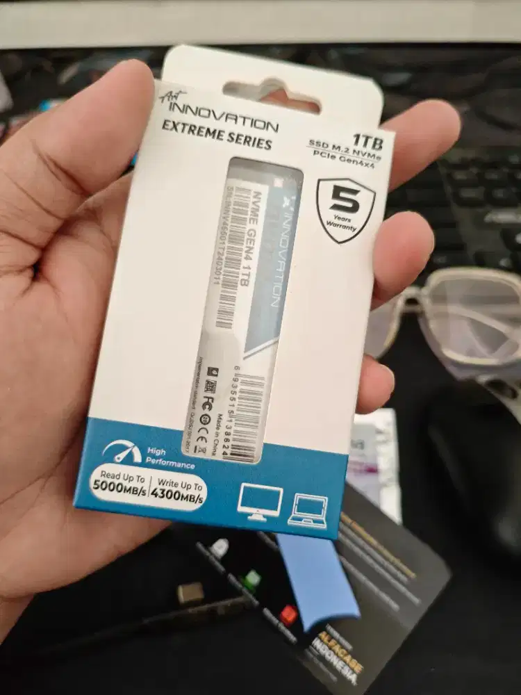 Ssd Nvme Gen 4 Innovation Xtrem 1TB Garansi resmi on panjang