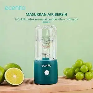 ecentio & FOODI blender jus portable/blender mini portable Kaca/juicer