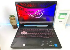 Laptop Asus Gaming i5-11400H 4gb Nvidia RTX Ram 16gb Ssd 512gb Mulus s