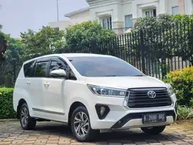 TDP 65.JT| INNOVA V 2.4 AT DIESEL 2021 PUTIH SEGER TERAWAT !!