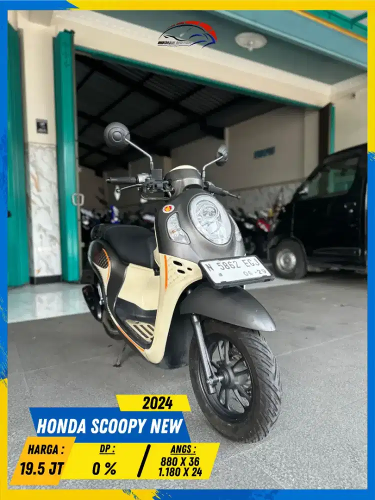 HONDA SCOOPY NEW 2024 READY MASZEHH HIKMAH MOTOR KEPUH MALANG