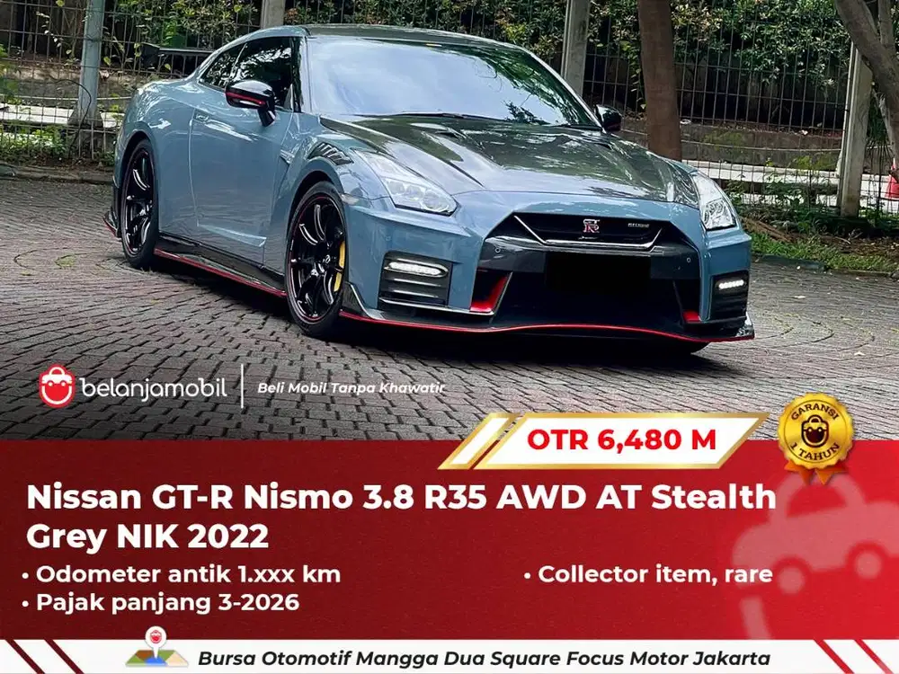 [ ODO ANTIK 1RB ] Nissan GT-R GTR Nismo 3.8 R35 AWD AT 2022/2023
